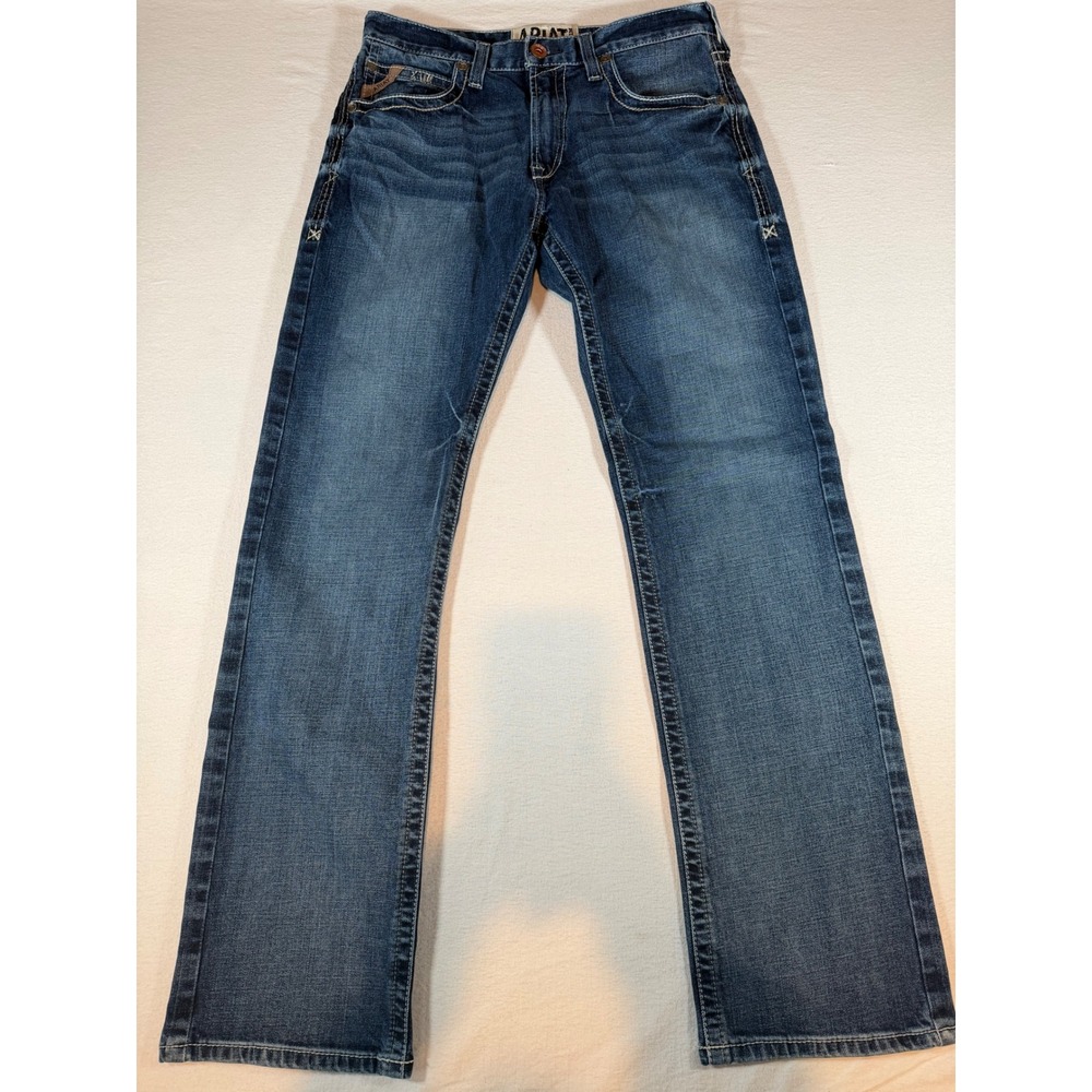 Ariat M5 Slim Straight Lennox Jeans Mens 33x34 Medium Wash Denim 10030275